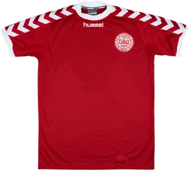 Hummel Denmark Mens SS Home Shirt 2002