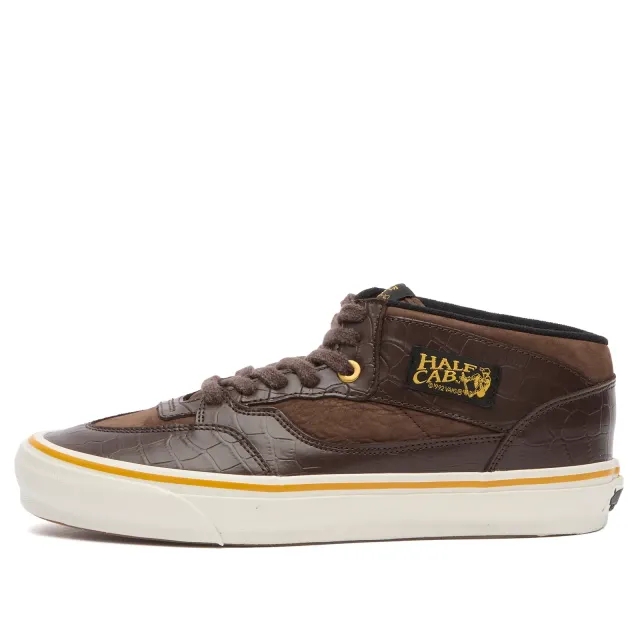 Vans Ruby 33 Half Cab Sneaker Demitasse Brown Patent