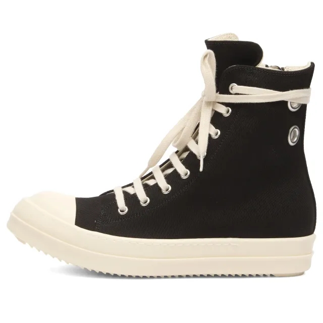Rick Owens DRKSHDW Women's High Top Sneakers Black/Milk