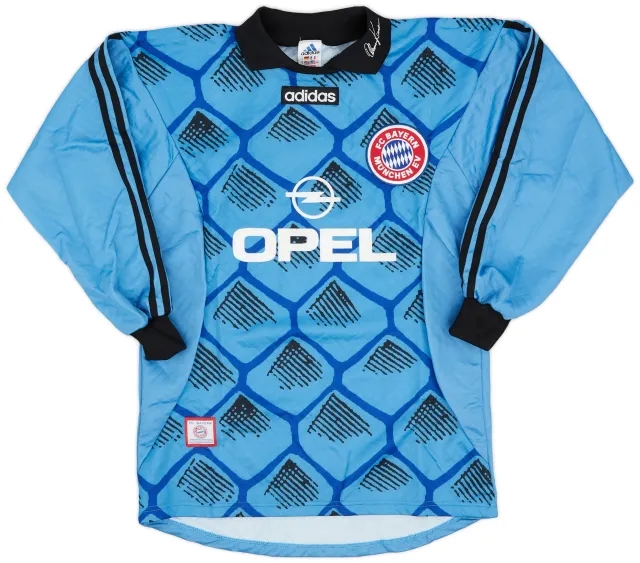 adidas Bayern Munich Mens LS Goalkeeper Home Shirt 1996/98
