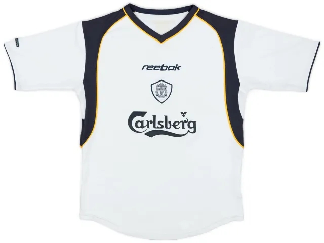 Reebok Liverpool Boys SS Away Shirt 2001/03
