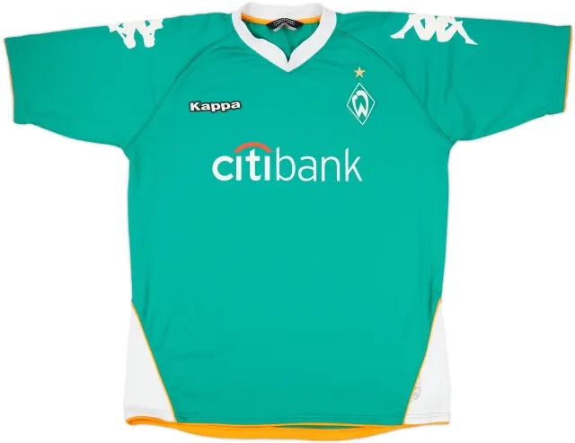 Kappa Werder Bremen Mens SS Home Shirt 2007/08