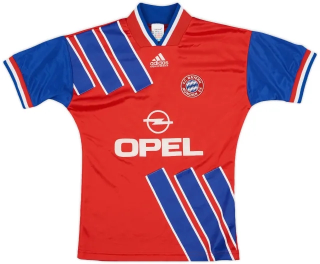 adidas Bayern Munich Mens SS Home Shirt 1993/95