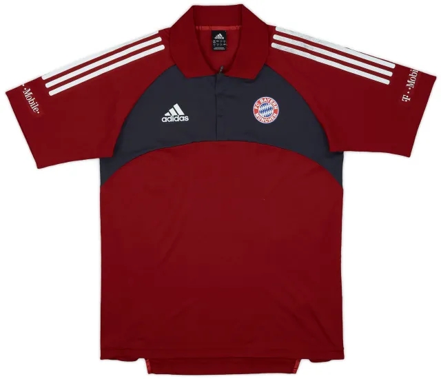 2002-03 Bayern Munich adidas 1/4 Zip Polo Shirt - 6/10 - (M)