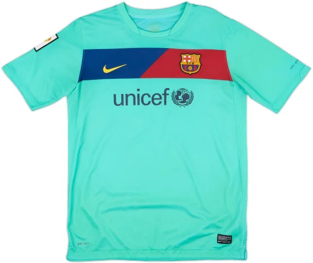 Nike Barcelona Boys SS Away Shirt 2010/11