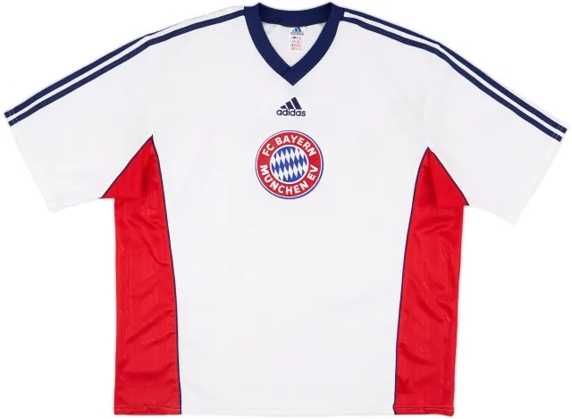 adidas Bayern Munich Mens SS Home Shirt 1998/99