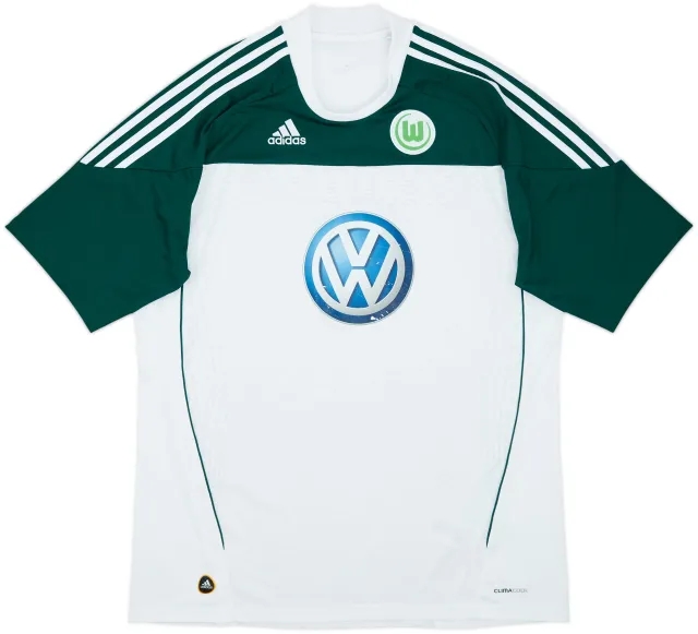 adidas Wolfsburg Mens SS Home Shirt 2010/11