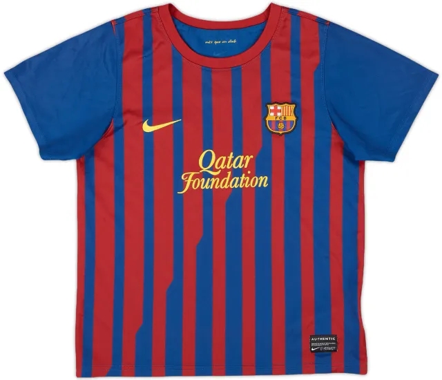 Nike Barcelona Mens SS Home Shirt 2011/12