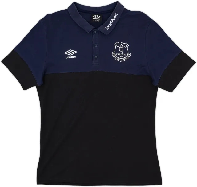 2017-18 Everton Umbro Polo Shirt - 8/10 - (L)