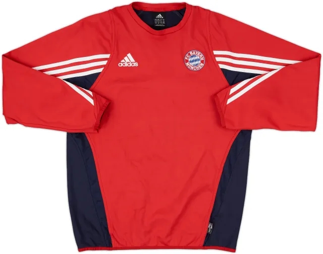 adidas Bayern Munich Boys SS Home Shirt 2003/04