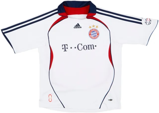 adidas Bayern Munich Boys SS Away Shirt 2006/07