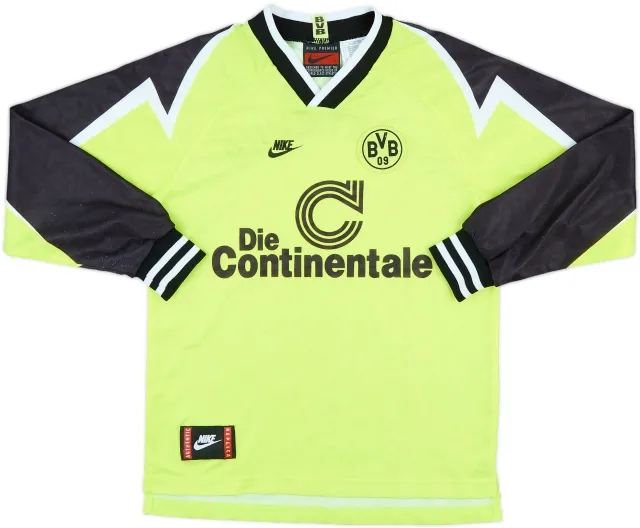 Nike Borussia Dortmund Boys LS Home Shirt 1995/96