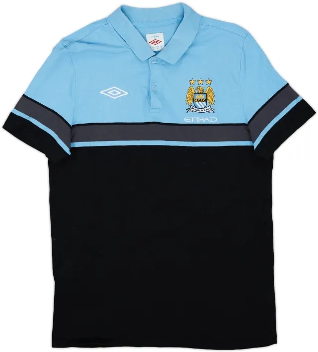 2010-11 Manchester City Umbro Polo Shirt - 9/10 - (L)