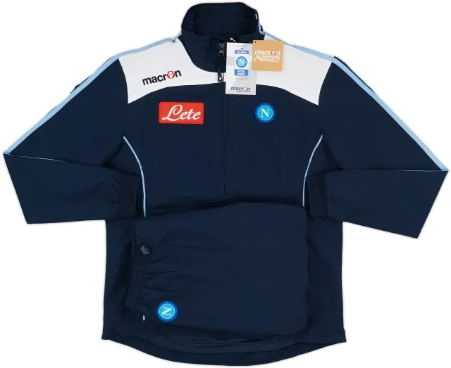 2009-10 Napoli Macron Full Tracksuit (S)