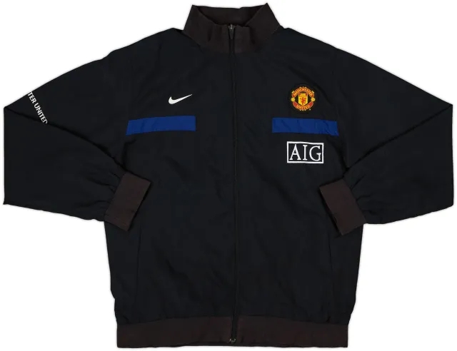 2009-10 Manchester United Nike Track Jacket - 9/10 - (XL.Boys)