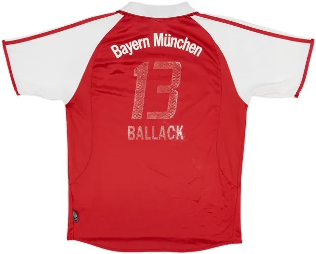 adidas Bayern Munich Boys SS Home Shirt 2003/04