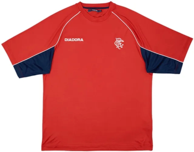 Diadora Rangers Mens SS Home Shirt 2002/03