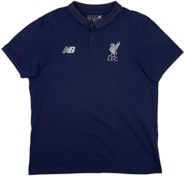 2016-17 Liverpool New Balance Polo Shirt - 9/10 - (M)