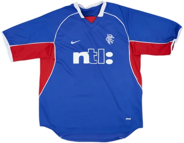 Nike Rangers Mens SS Home Shirt 2001/02