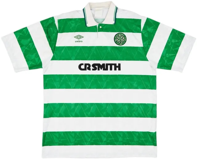 Umbro Celtic Mens SS Home Shirt 1989/91