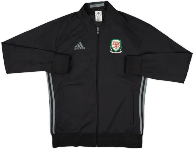 2016-17 Wales adidas Track Jacket - 8/10 - (M)