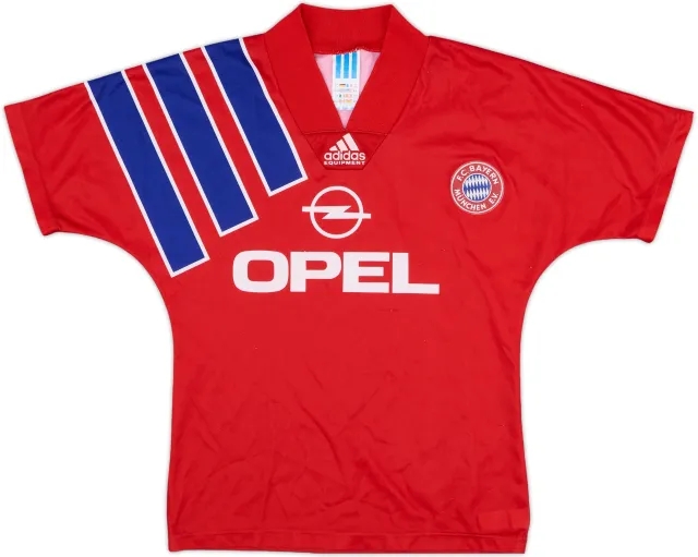 adidas Bayern Munich Boys SS Home Shirt 1991/93