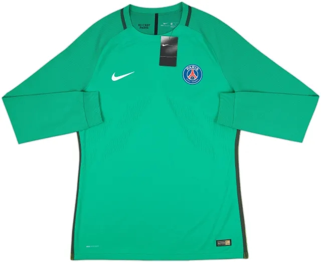 Nike Paris Saint Germain Mens LS Goalkeeper Player Issue Home Shirt 2016/17
