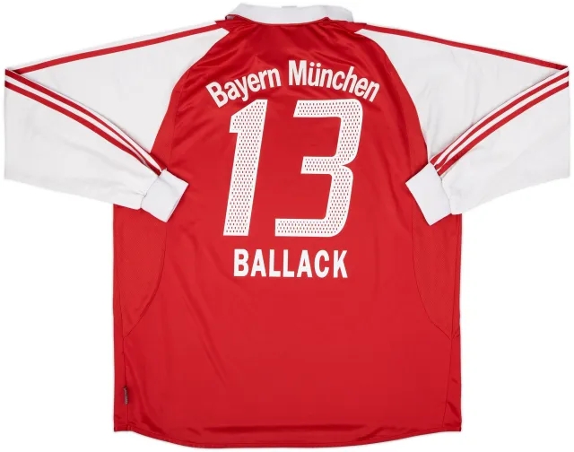 adidas Bayern Munich Mens LS Home Shirt 2003/04