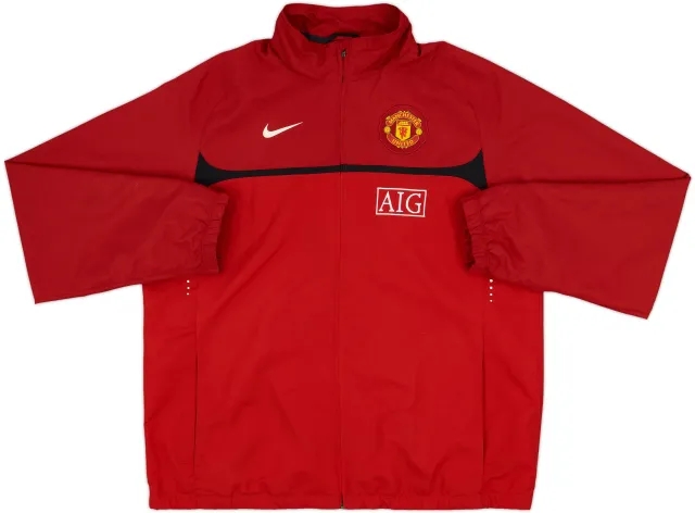 2010-11 Manchester United Nike Track Jacket - 9/10 - (XL)