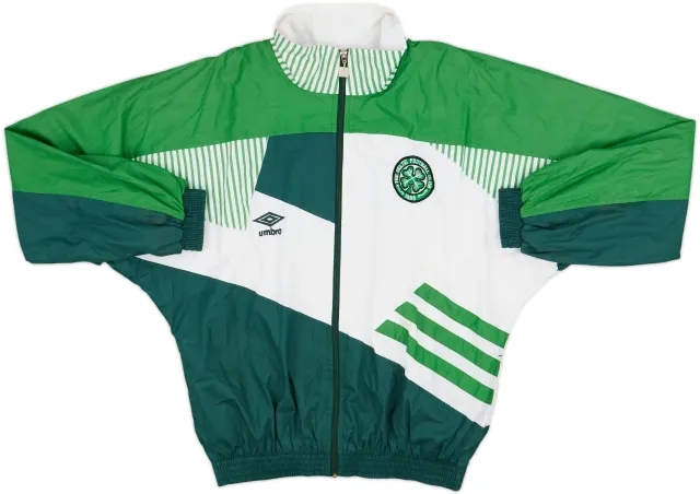 1991-92 Celtic Umbro Track Jacket - 6/10 - (L)