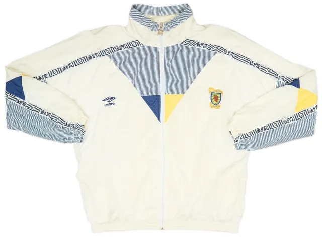1990-92 Scotland Umbro Track Jacket - 8/10 - (XL)