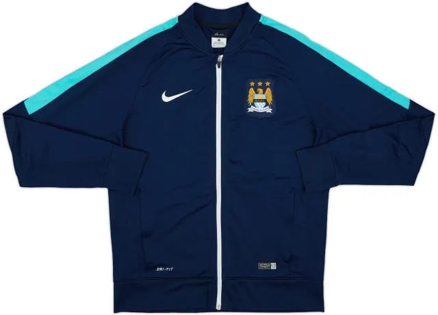 2015-16 Manchester City Nike Track Jacket - 8/10 - (M)
