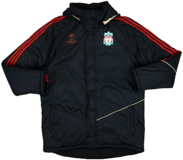2009-10 Liverpool adidas CL Padded Bench Coat - 9/10 - (L/XL)
