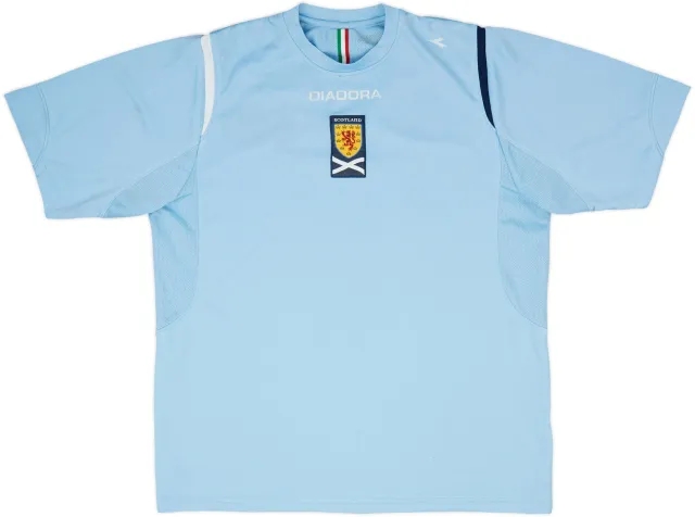 Diadora Scotland Mens SS Home Shirt 2007