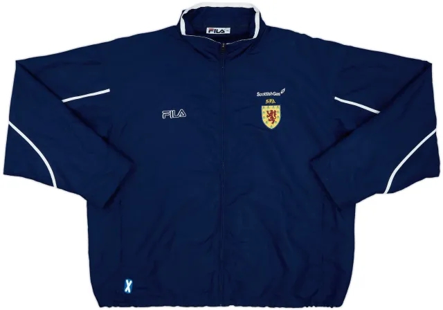 2000-02 Scotland Fila Track Jacket - 9/10 - (XL)