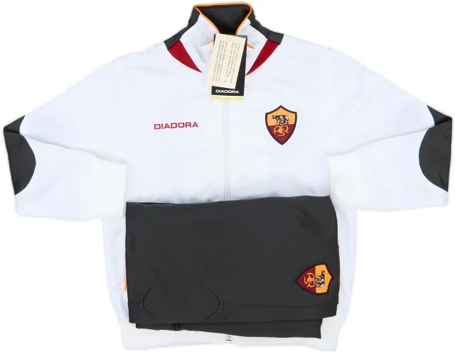 2005-06 Roma Diadora Tracksuit (XS.Boys)