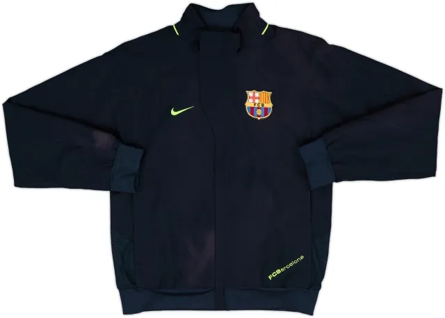2007-08 Barcelona Nike Track Jacket - 9/10 - (S)