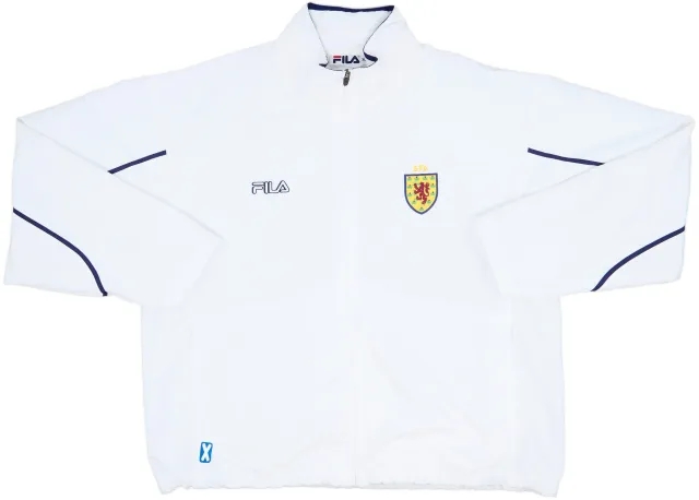 2000-02 Scotland Fila Track Jacket - 9/10 - (XL)