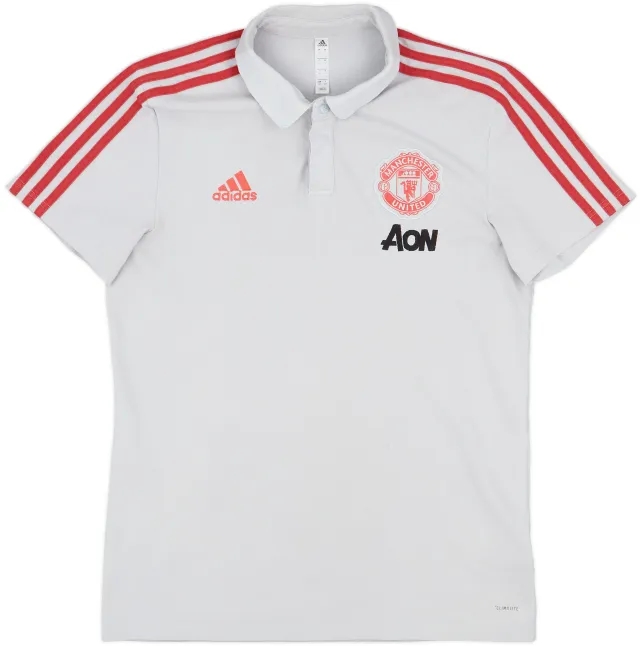 2018-19 Manchester United adidas Polo Shirt - 7/10 - (L)