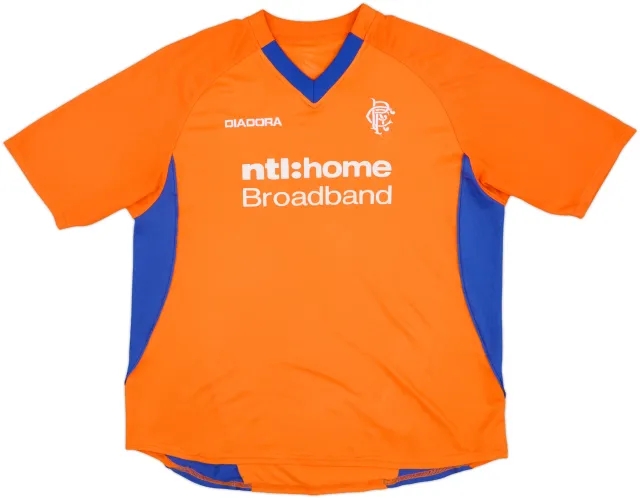 Diadora Rangers Mens SS Away Shirt 2002/03
