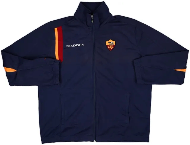 2005-06 Roma Diadora Track Jacket - 9/10 - (XL)
