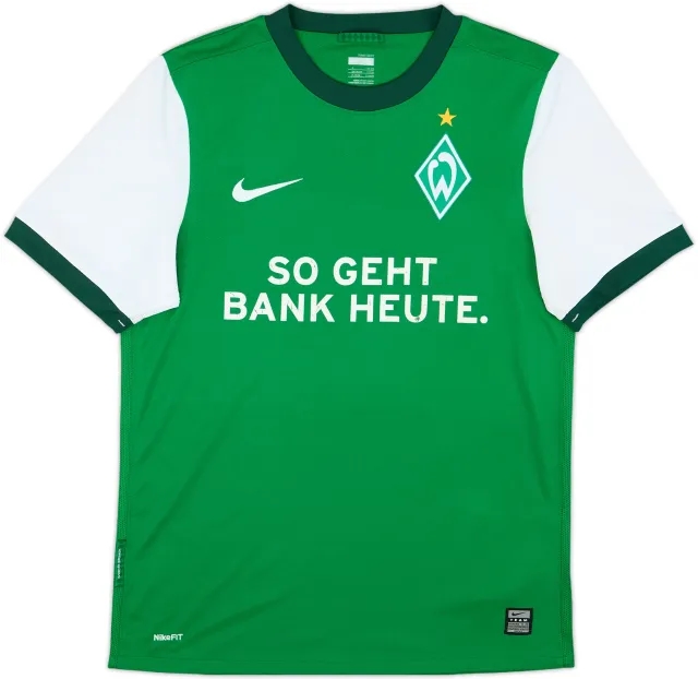 Nike Werder Bremen Mens SS Home Shirt 2009/10