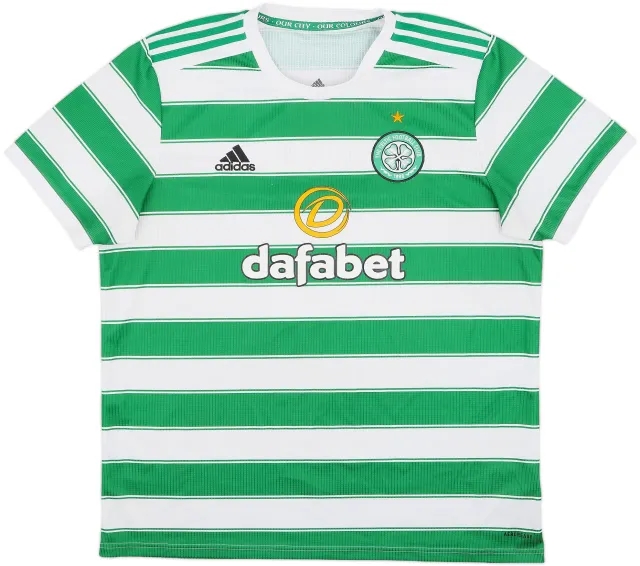 adidas Celtic Mens SS Home Shirt 2021/22