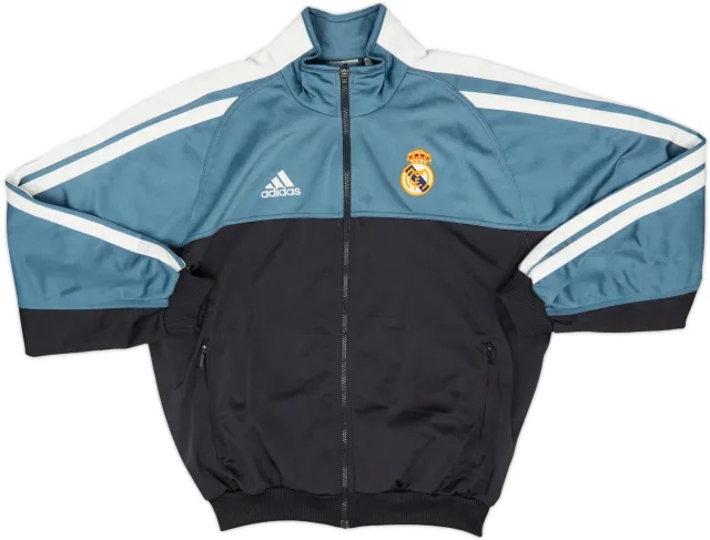 2001-02 Real Madrid adidas Track Jacket - 8/10 - (M/L)
