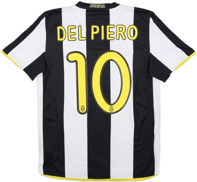 2008-09 Juventus Home Shirt Del Piero #10 - 6/10 - (S)