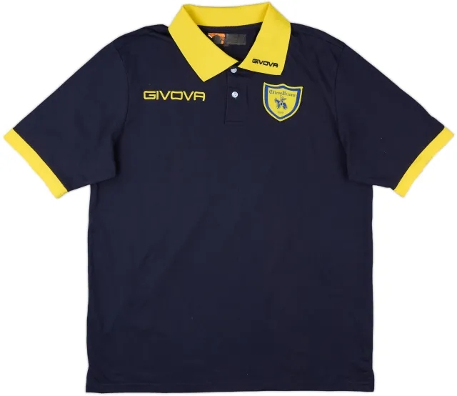2016-17 Chievo Verona Givova Polo L/S Shirt - 8/10 - (L)