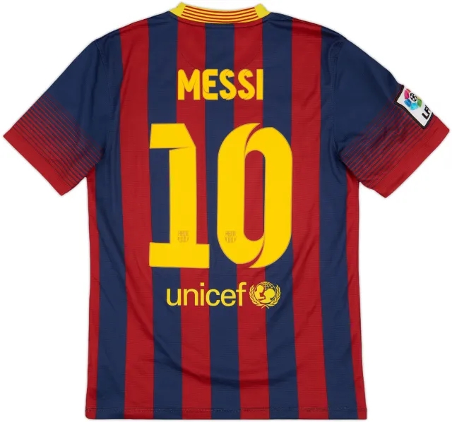 Nike Barcelona Mens SS Home Shirt 2013/14