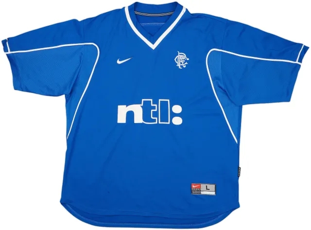 Nike Rangers Mens SS Home Shirt 1999/01