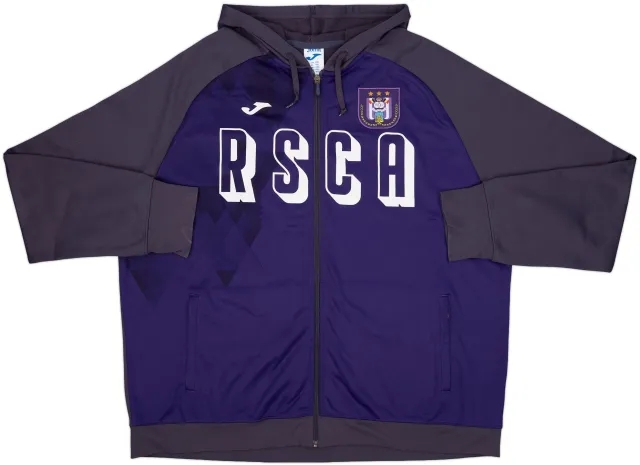 2019-20 Anderlecht Joma Hooded Track Jacket - 8/10 - (4XL)