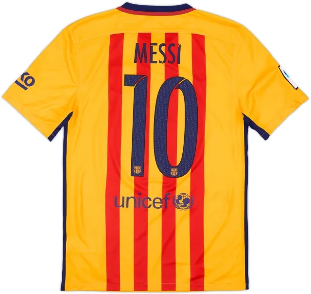 Nike Barcelona Mens SS Away Shirt 2015/16